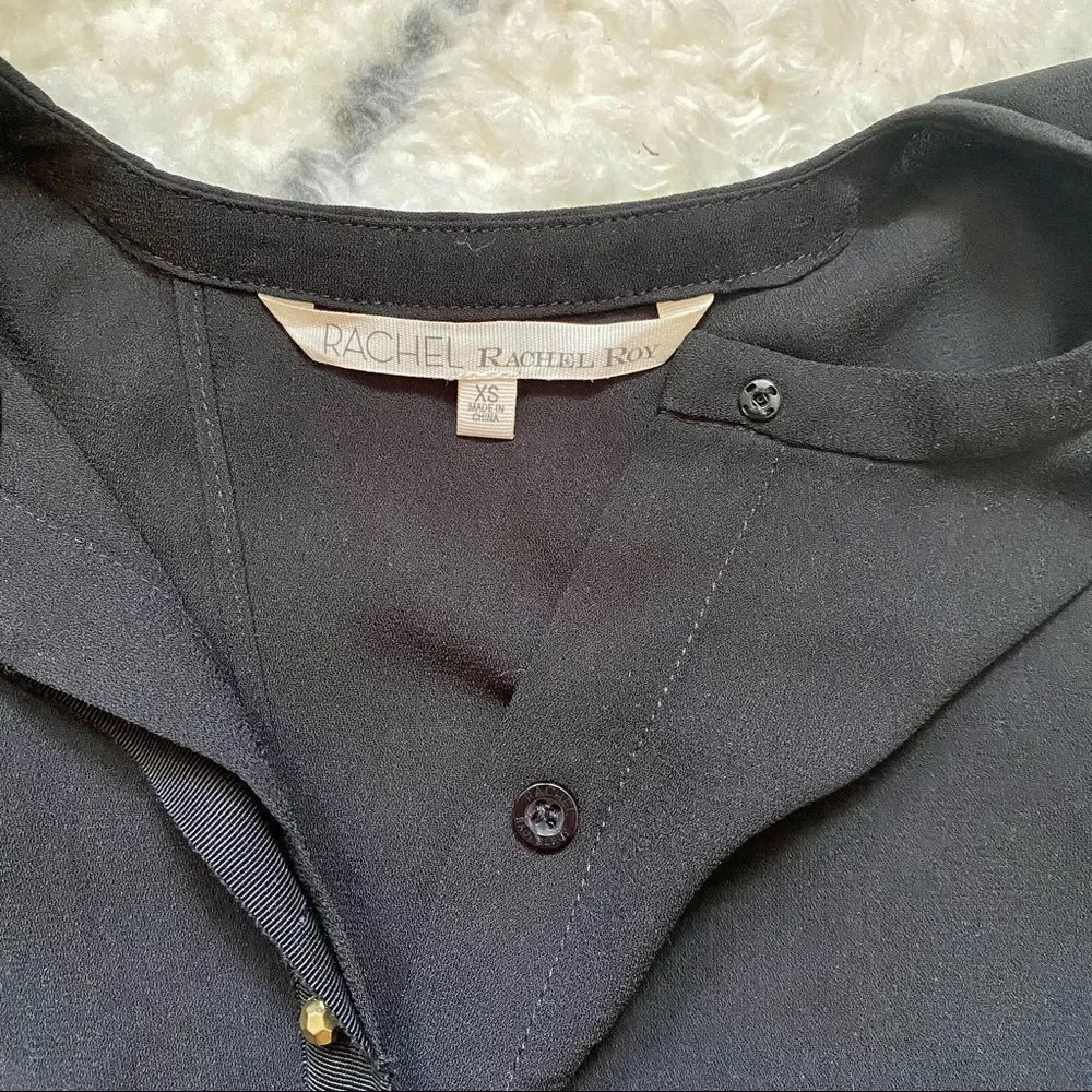 RACHEL Rachel Roy Tulip Back Blouse - Picture 6 of 7